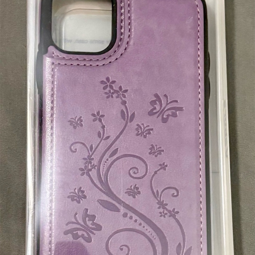Purple Floral Phone Case